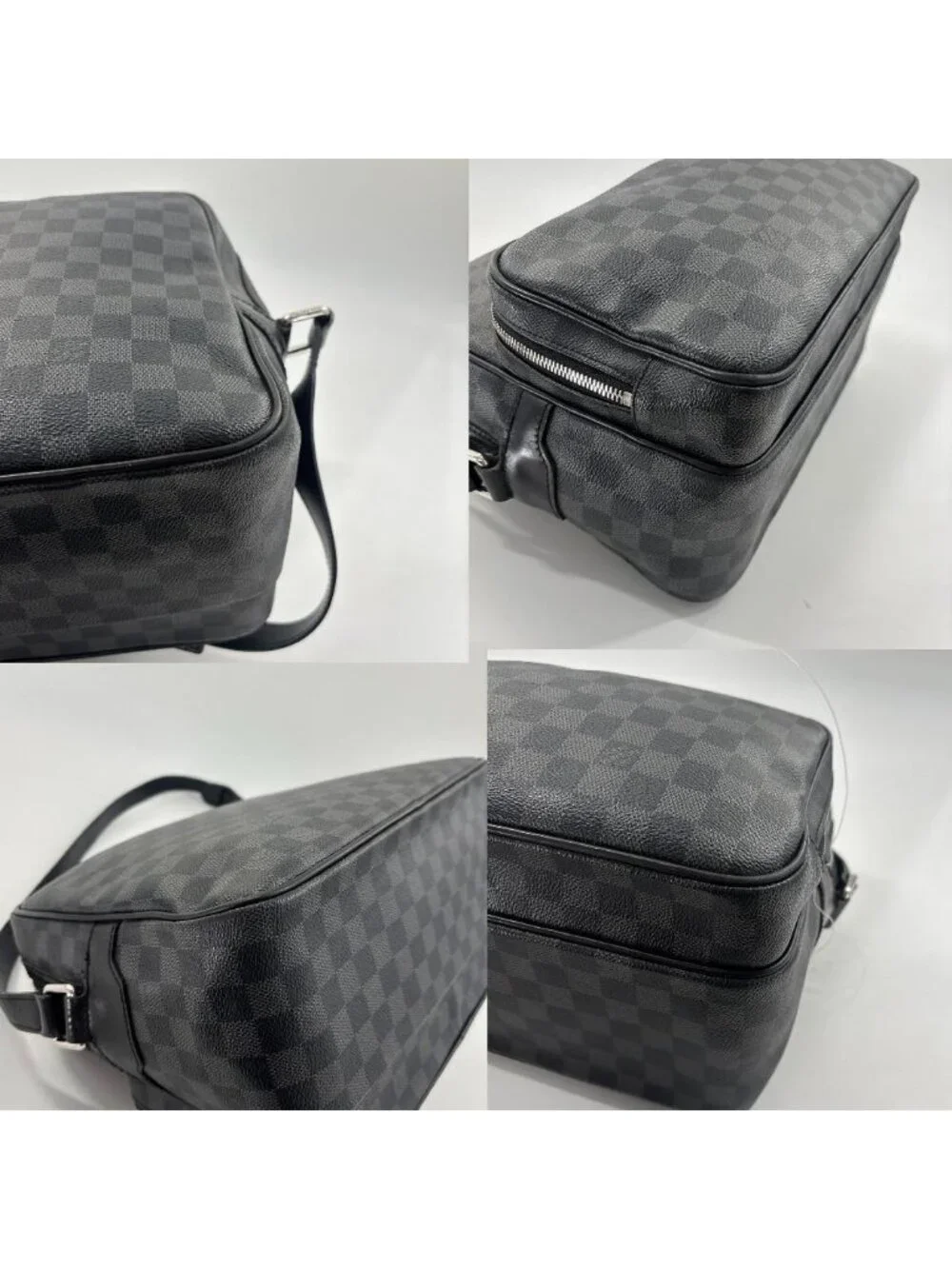 Louis Vuitton Damier Graphite Io Shoulder Bag Black